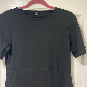 Black criss cross dress